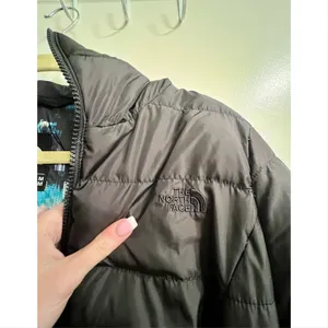 The North Face Women’s Black Hooded Long Puffer Coat thumbnail 6
