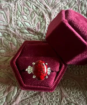 Red Stone Women's Ring thumbnail 1