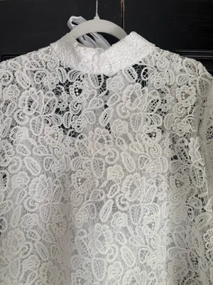 Few Moda White Lace Mini Shift Dress thumbnail 5