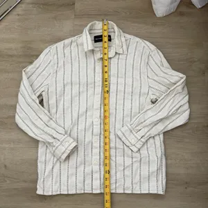 Abercrombie and Fitch Linen Stripes Button Down Shirt thumbnail 2