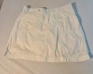 White Stag Women’s Stretch Cotton Twill Utility Skort White Size 6 W-205 thumbnail 1