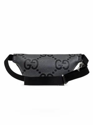 GUCCI Jumbo GG logo small leather belt bag thumbnail 3