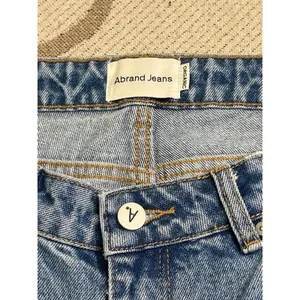 Abrand A ’99 Low Straight Jeans 90s Y2K Low Rise Blue Denim Size 29 Style 72468 thumbnail 4