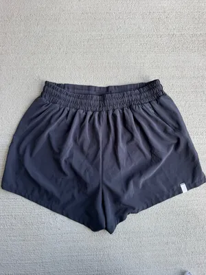 Rhoback Women’s Small Black Running Shorts High waisted 2.5” inseam thumbnail 3