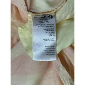 Free People via gingham cami midi dress in yellow Women's Size XS 100% Cotton thumbnail 11