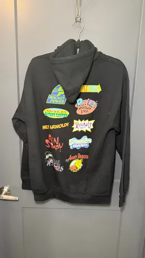 Black Hoodie - 90s Cartoons thumbnail 5