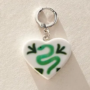 NWT Free People Tampa Bikini Charm in Silver Green thumbnail 3
