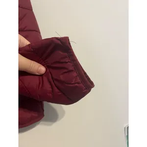 Abercrombie & Fitch Dark Red Puffer Jacket Logo Lightweight Size XL thumbnail 4