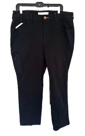 Ariat‎ Womens Rebar Perfect Rise Straight Black Cargo Work Wear Tough Pants 32S thumbnail 1
