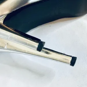 Colin Stuart Silver Peep Toe Pumps thumbnail 8