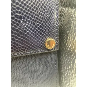 Dune London Navy Blue Structured Satchel Handbag Gold Hardware Women's Purse thumbnail 9
