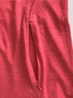Ideology Coral Pink Mock Neck Front Zipper Pockets Athletic Jacket Top Size XS thumbnail 9