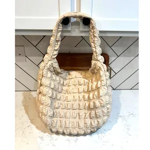Jason Wu vegan leather puffer hobo handbag quilted bubble texture minimalist thumbnail 3