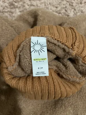 Offline by Aerie Sweater Tan thumbnail 3