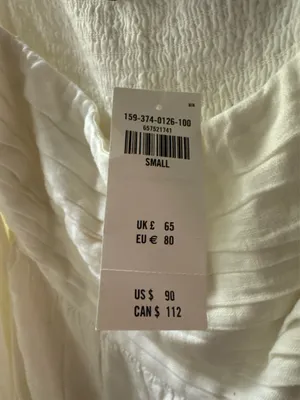 Abercrombie Dress White Mini Linen thumbnail 8
