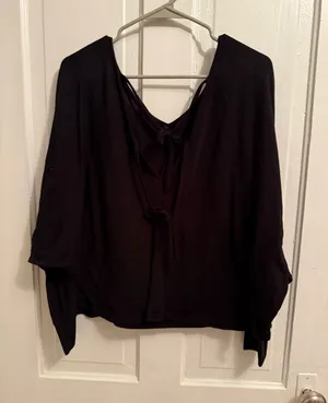 Tie Back Top Shein thumbnail 1