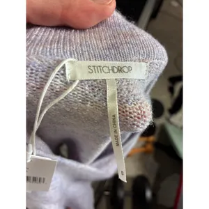 Stitchdrop Thistle Space Dye‎ Dolman Sleeve Crossover V-Neck Sweater Small NEW thumbnail 6