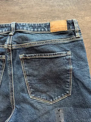 American Eagle‎ 8 Darkwash Straight Leg Skinny Jean thumbnail 10