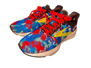 Womens Brooks Launch 9 Rock N Roll Marathon Blue Athletic Running Shoes Sz 8 thumbnail 1