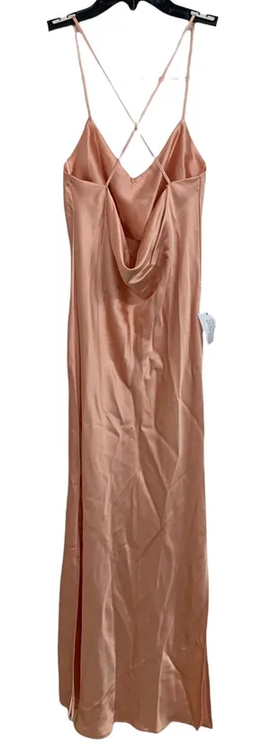 Topshop Cowl Back Satin Blush Slipdress size 4‎ NWT thumbnail 1
