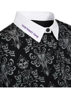 NWT Disney The Haunted Mansion Wallpaper Glow in the Dark Shirt Dress S thumbnail 7