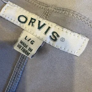 Women's Orvis size large grey golf tennis athletic skort thumbnail 2