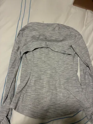 Lululemon Grey Heathered Define Jacket thumbnail 3