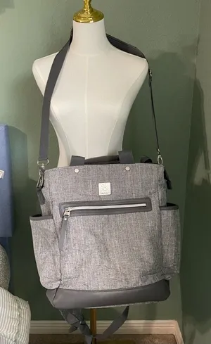 Ergobaby Baby Diaper Bag Backpack Gray thumbnail 1