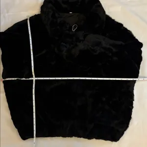 Locachy Shaggy Faux Fur Jacket Black Women Size Medium thumbnail 7