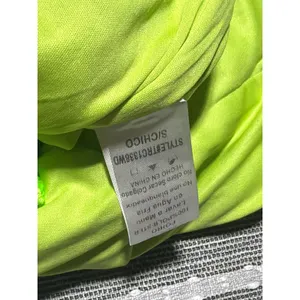 Winsor Neon Lime Green Sequin Damask Mini Dress Small Bodycon Cocktail hoco thumbnail 6