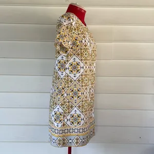 Lulu’s Dandy Lion Medallion Print Shift Dress Sz S thumbnail 4
