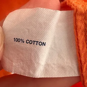 Gap 100% Cotton Orange Peasant Blouse Medium Lightweight Henley thumbnail 6