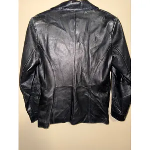 VNTG‎ Wilsons Leather Pelle Studio Black Leather Jacket Womens M Dark Academia thumbnail 6