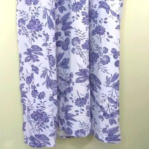 HILL HOUSE‎ The Simone Midi Dress Lilac Purple Tonal Floral MED NWT Boho Cottage thumbnail 10