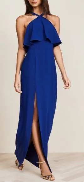 Amanda Uprichard Blue Piazza Gown Size‎ XS thumbnail 1