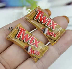 2 pc Resin Candy Snack Charms for DIY Jewelry Projects thumbnail 1