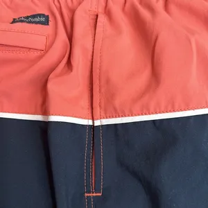 Abercrombie and Fitch Men’s swim suit navy and coral 5 inch looks new thumbnail 6