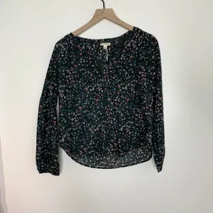 Roller Rabbit Moonflower Floral Lucy Top Midnight New Womens Size Small thumbnail 2