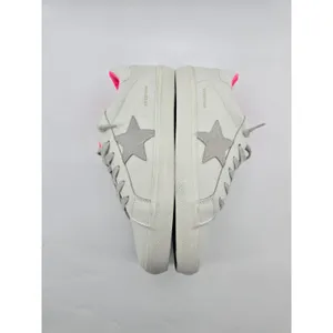 Vintage Havana Adina Sneakers Womens 11 White Neon Pink Silver Star Glitter‎ Pop thumbnail 4