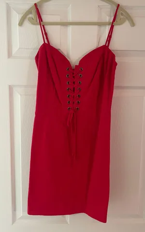 Red Mini Dress thumbnail 1