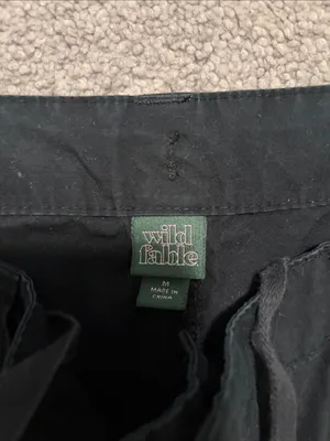 wild fable Black Wide Leg Cargo Pants thumbnail 2