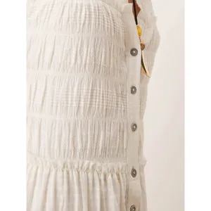 Free People Ethereal Cottage Desert Dazed Midi Dress Maxi Top Ivory Small Boho thumbnail 15