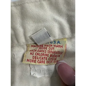Vintage‎ Mickey Mouse White Jean Shorts Patches Hearts Disneycore Youth thumbnail 10