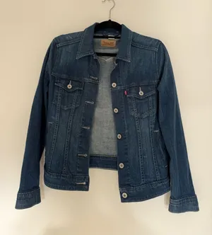 Levi's Dark Blue Denim Jacket thumbnail 1