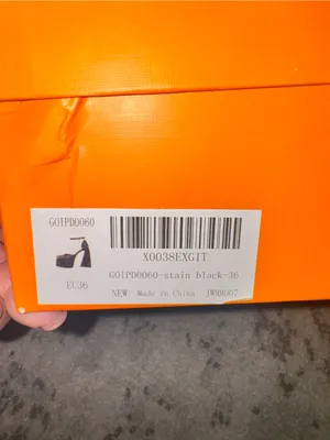 Black Satin Mary Jane ankle strap platform heels new in box size 36(6) thumbnail 7