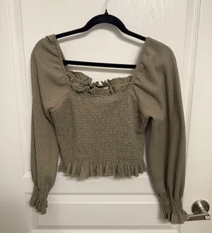 Olive Green Long Sleeve Altar'd State thumbnail 1