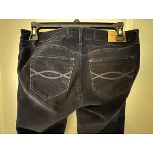 Abercrombie & Fitch Navy Corduroy Skinny Pants Women's Sz 2 Waist 26 thumbnail 3