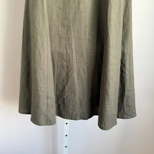 Saks Fifth Ave. Green Off Shoulder Midi Dress cottagecore ‎ Ruffle Size 2 thumbnail 7