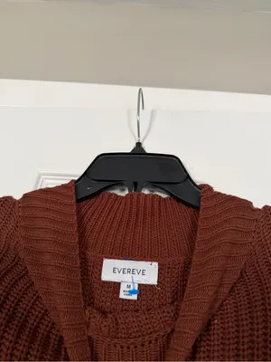 Evereve Brown Mock Turtle Neck Brown Sweater thumbnail 5