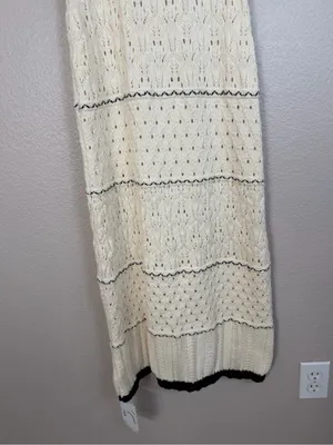 Commense Paros Crochet Eyelet See Through Midi Dress size XS NEW $50 thumbnail 13